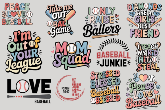 A Baseball Graphics Bundle for Editorial Heart