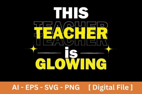 A Designer's Review: Glowing Teacher Graphics for Branding