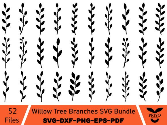A Professional Review of Willow Tree Branches SVG Graphics