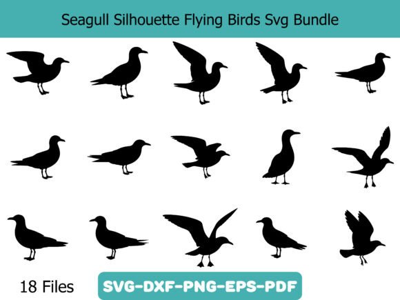 A Review of the Seagull Silhouette Flying Birds SVG for Crafters