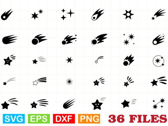 A Review of the Shooting Star Icons SVG Bundle for Crafting