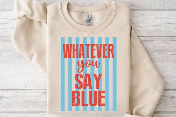 Crafting with Whatever You Say Blue SVG for Funny Golf T-Shirts