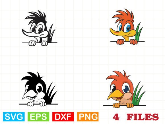 Curious Peeky Roadrunner: A Polished Graphic Design Asset