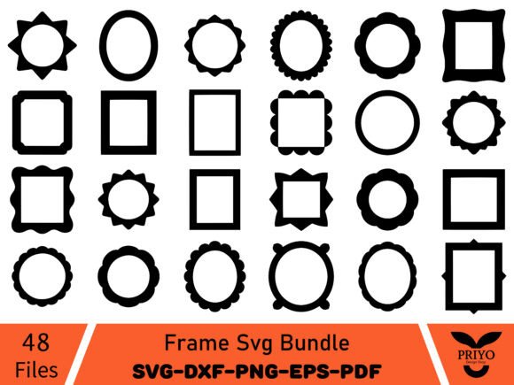 Frame Svg Bundle: Essential Graphics for Handmade Illustrations
