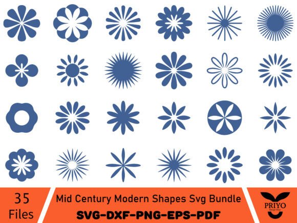 Mid Century Modern Graphics for Editorial Excellence