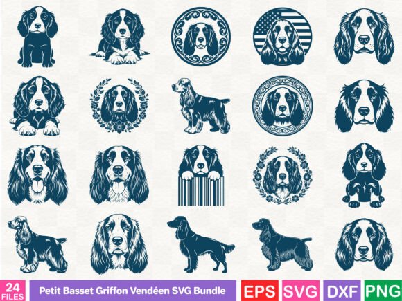 Reviewing the Petit Basset Griffon Vendéen SVG Bundle for Commercial Use