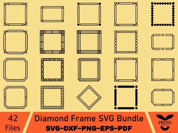 The Diamond Frame SVG Bundle: A Crafter’s Graphic Review