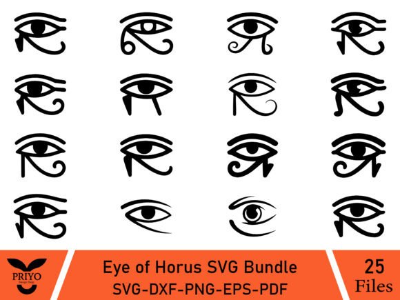Using a Vintage Eye of Horus Bundle for Modern Web Graphics